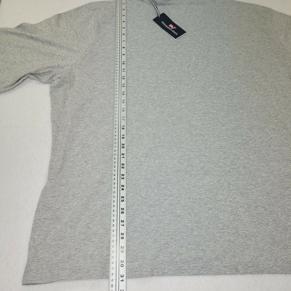 Vineyard Vines Gray Heather Long Sleeve Pocket Tee Shirt Men's Size XXXL 3XL NWT - Picture 10 of 11